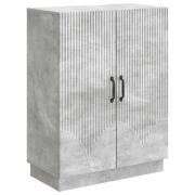 vidaXL Sideboard Betonggrå 66 x 34,5 x 87 cm Konstruerat trä