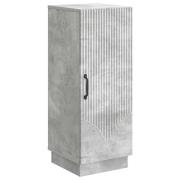 vidaXL Sideboard Betonggrå 33 x 34,5 x 87 cm Konstruerat trä