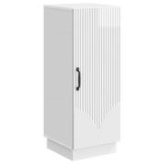 vidaXL Sideboard Vit högglans 33 x 34,5 x 87 cm Konstruerat trä