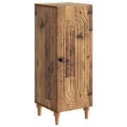vidaXL Sideboard Gammalt trä 33 x 34,5 x 90 cm Konstruerat trä
