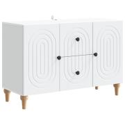 vidaXL TV-skåp med låda Vit 89 x 34,5 x 60 cm Konstruerat trä