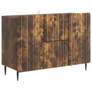 vidaXL Sideboard med låda Rökt ek 89 x 34,5 x 62 cm Konstruerat trä