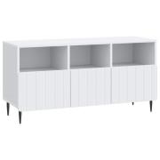 vidaXL TV-skåp med låda Vit 102 x 34,5 x 50 cm Konstruerat trä