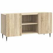 vidaXL TV-skåp Sonoma-ek 102 x 34,5 x 52 cm Konstruerat trä