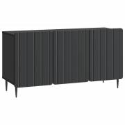 vidaXL TV-skåp Svart 99 x 34,5 x 52 cm Konstruerat trä