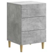 vidaXL Nattduksbord Betonggrå 43 x 41 x 66,5 cm Konstruerat trä