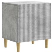 vidaXL Nattduksbord Betonggrå 43 x 34,5 x 50 cm Konstruerat trä