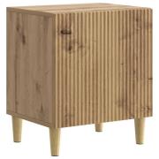 vidaXL Nattduksbord Artisan-ek 43 x 34,5 x 50 cm Konstruerat trä