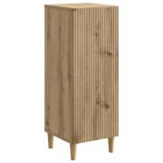 vidaXL Sideboard Artisan-ek 33 x 34,5 x 90 cm Konstruerat trä