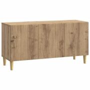 vidaXL TV-skåp Artisan-ek 99 x 34,5 x 50 cm Konstruerat trä