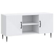 vidaXL TV-skåp Vit 102 x 34,5 x 50 cm Konstruerat trä