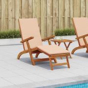 vidaXL Reclining och Fällbar Solstol 55 x 146 x 91 cm