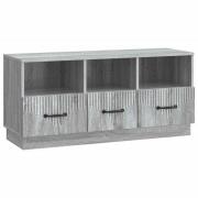 vidaXL TV-skåp Grå sonoma-ek 102 x 34,5 x 47 cm Konstruerat trä