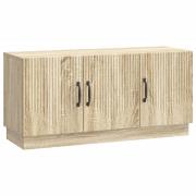 vidaXL TV-skåp Sonoma-ek 99 x 34,5 x 47 cm Konstruerat trä