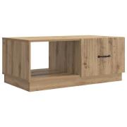vidaXL Kaffeebord Artisan-ek 90 x 50 x 37 cm Konstruerat trä