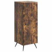 vidaXL Sideboard Rökt ek 33 x 34,5 x 90 cm Konstruerat trä