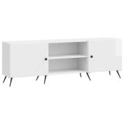 vidaXL TV-skåp Vit högglans 150 x 31 x 50 cm Konstruerat trä