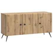 vidaXL TV-skåp Artisan-ek 99 x 34,5 x 50 cm Konstruerat trä