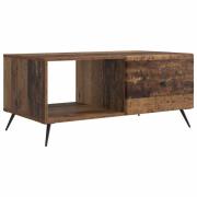 vidaXL Kaffeebord Gammalt trä 90 x 50 x 40 cm Konstruerat trä