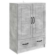 vidaXL Sideboard med låda Betonggrå 66 x 34,5 x 92 cm Konstruerat trä