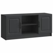 vidaXL TV-skåp Svart 102 x 34,5 x 47 cm Konstruerat trä