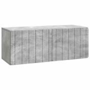 vidaXL Väggmonterad TV-bänk Väggmonterad Betonggrå 78,5 x 31 x 30 cm