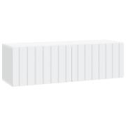 vidaXL Väggmonterad TV-bänk Vit 98 x 31 x 30 cm Konstruerat trä