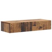 vidaXL Väggmonterad sidobord Gammalt trä 87,5 x 34,5 x 17 cm