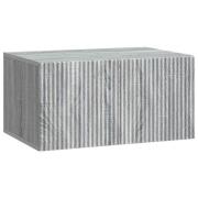 vidaXL Väggmonterad TV-bänk Grå sonoma-ek 59,5 x 41 x 30 cm