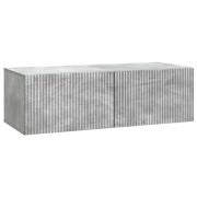 vidaXL Väggmonterad TV-bänk Betonggrå 98 x 41 x 30 cm Konstruerat trä