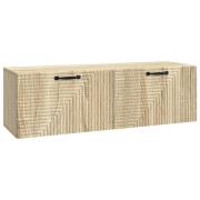 vidaXL Väggmonterad TV-bänk Sonoma-ek 98 x 31 x 30 cm Konstruerat trä