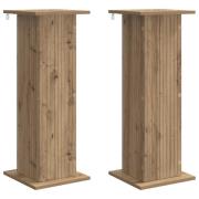 vidaXL Växtställ 2 pcs Artisan-ek 30,5 x 30 x 80,5 cm Konstruerat trä