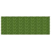 vidaXL Balkongskärm med löv Grön och Gul 400 x 150 cm Polyeten och tyg