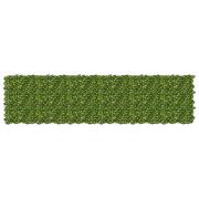 vidaXL Balkongskärm med löv Grön och Gul 300 x 75 cm Polyeten och tyg