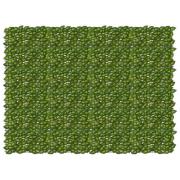 vidaXL Balkongskärm med löv Grön och Gul 200 x 150 cm Polyeten och tyg