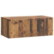 vidaXL Väggmonterad TV-bänk 78,5 x 41 x 30 cm Gammalt trä