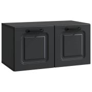 vidaXL Väggmonterad TV-bänk Svart 59,5 x 31 x 30 cm Konstruerat trä