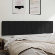 vidaXL Headboard Cushion "Hanko" Black 200 cm Velvet