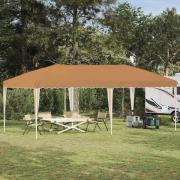 vidaXL Pop-up Partytält 575 x 290 x 245 cm Beige