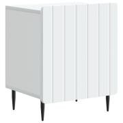 vidaXL Nattduksbord Vit 43 x 34,5 x 52 cm Konstruerat trä