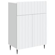 vidaXL Sideboard med låda Vit 66 x 34,5 x 92 cm Konstruerat trä