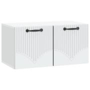 vidaXL Väggmonterad TV-bänk Vit 59,5 x 31 x 30 cm Konstruerat trä