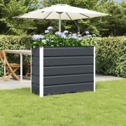 vidaXL Planteringskärl Antracit 100 x 40 x 75 cm Stål