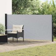 vidaXL Utfällbar sidomarkis Grå 600 x 160 cm Polyester
