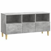 vidaXL TV-skåp med låda Betonggrå 102 x 34,5 x 50 cm Konstruerat trä