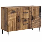 vidaXL Sideboard Gammalt trä 89 x 34,5 x 60 cm Konstruerat trä