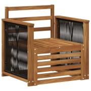 vidaXL Utomhus Mellansoffa Naturlig