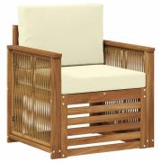 vidaXL Utomhus Mellansoffa Naturlig