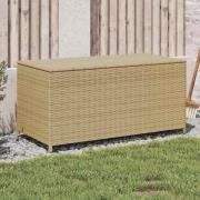 vidaXL Dynbox blandad beige 190L konstrotting