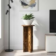 vidaXL Växtställ 2 pcs Rökt ek 29,5 x 29,5 x 60 cm Konstruerat trä
